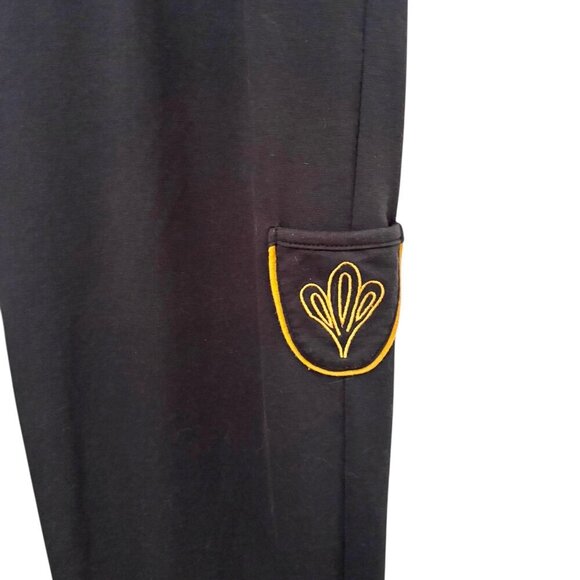 DER WILDSCHUTZ German Navy Blue Pants Front Pockets Wool Poly Size Large EUC - Picture 3 of 6